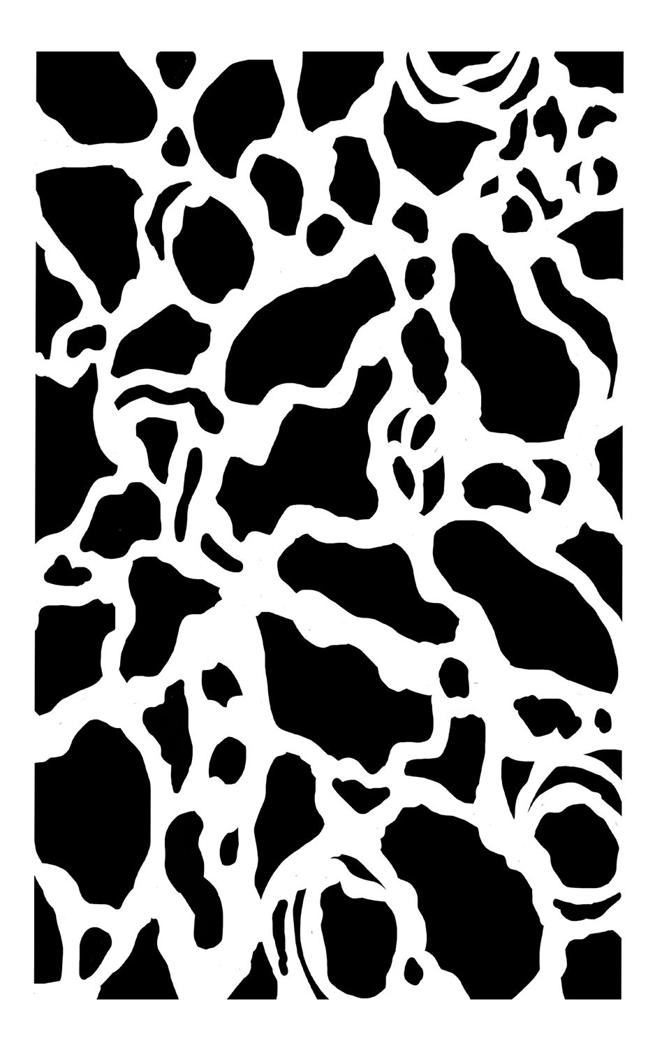 Lava stencil 5x8