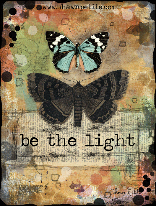 Be the light butterfly series instant download print