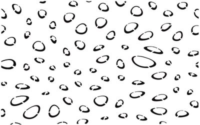 Raindrops stencil 5x8