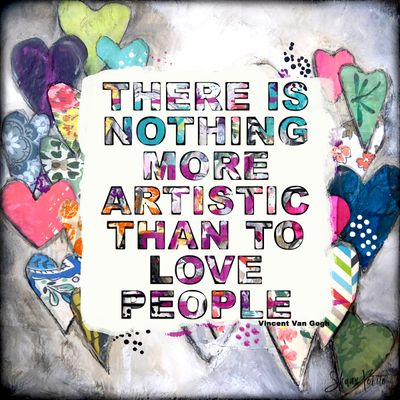 "Artist to love" Print to be Framed