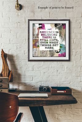 "Believing in Hope" Print to be Framed