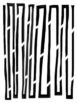 String Along stencil 9x12