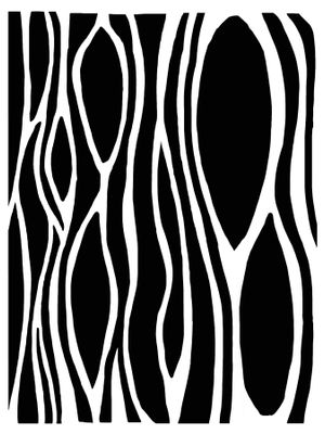 Lava Lamp stencil 9x12