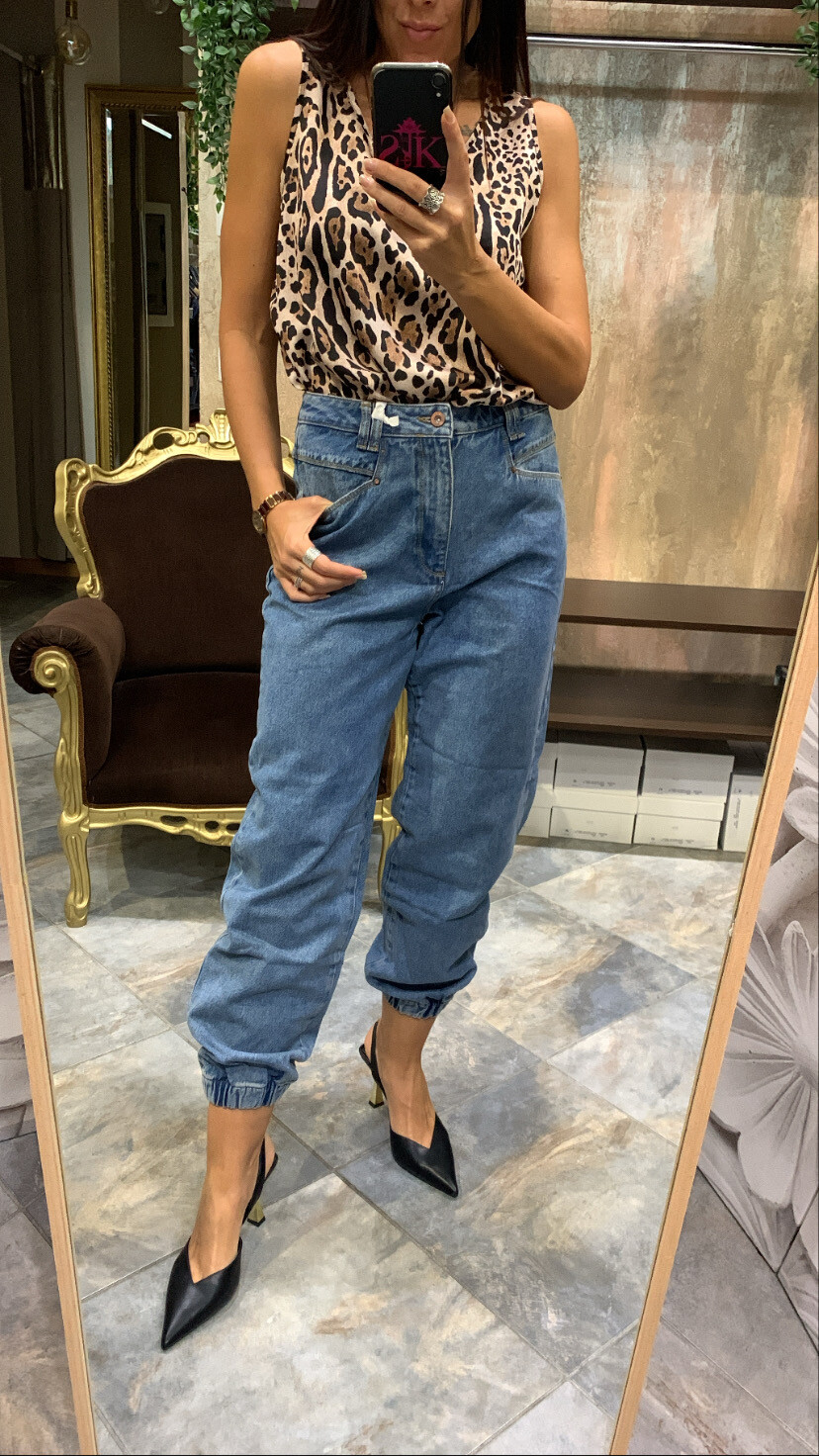 Denim con polsino
