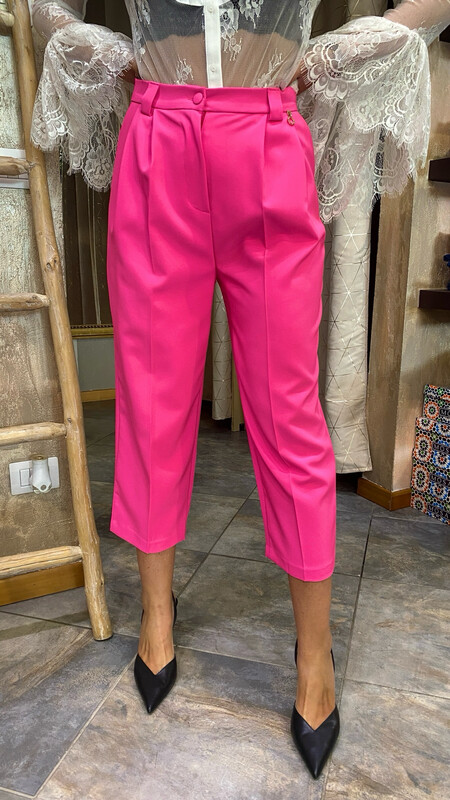 Pantaloni fucsia