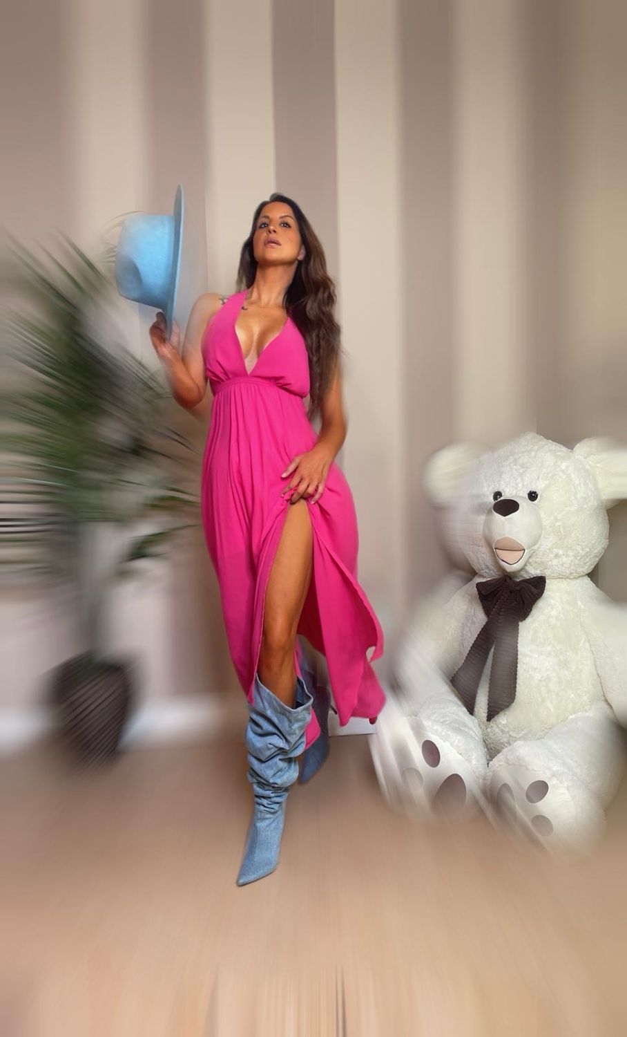 Abito fucsia