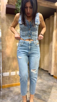 Denim VERA momfit