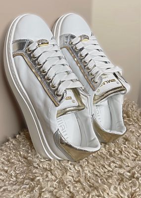 Sneakers finiture platino