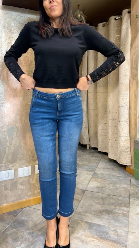 Chinos in jeans