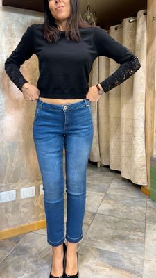 Chinos in jeans