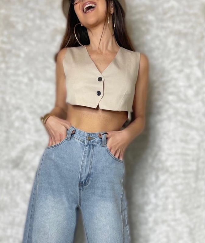 Gilet cropped