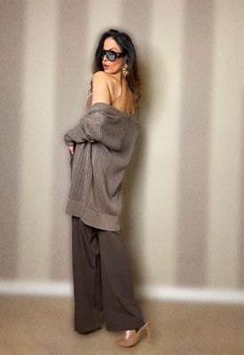 Cardigan traforato