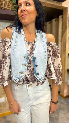 Gilet jeans