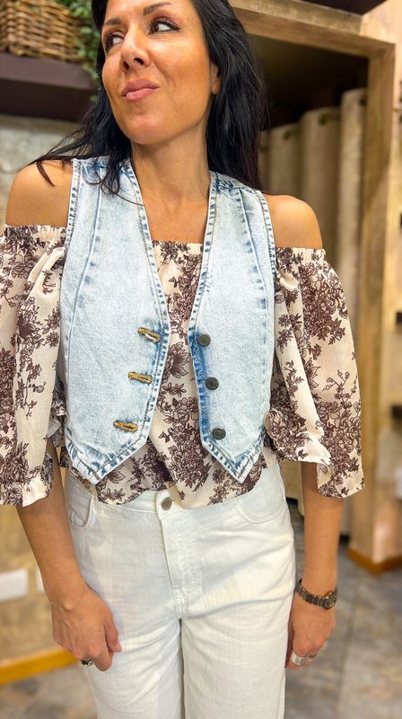 Gilet jeans