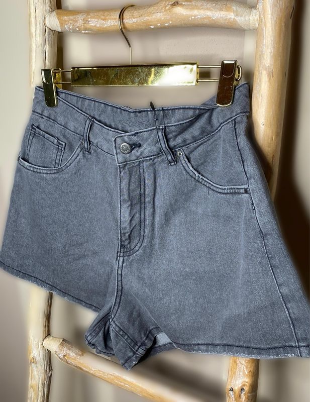 Short denim grigio
