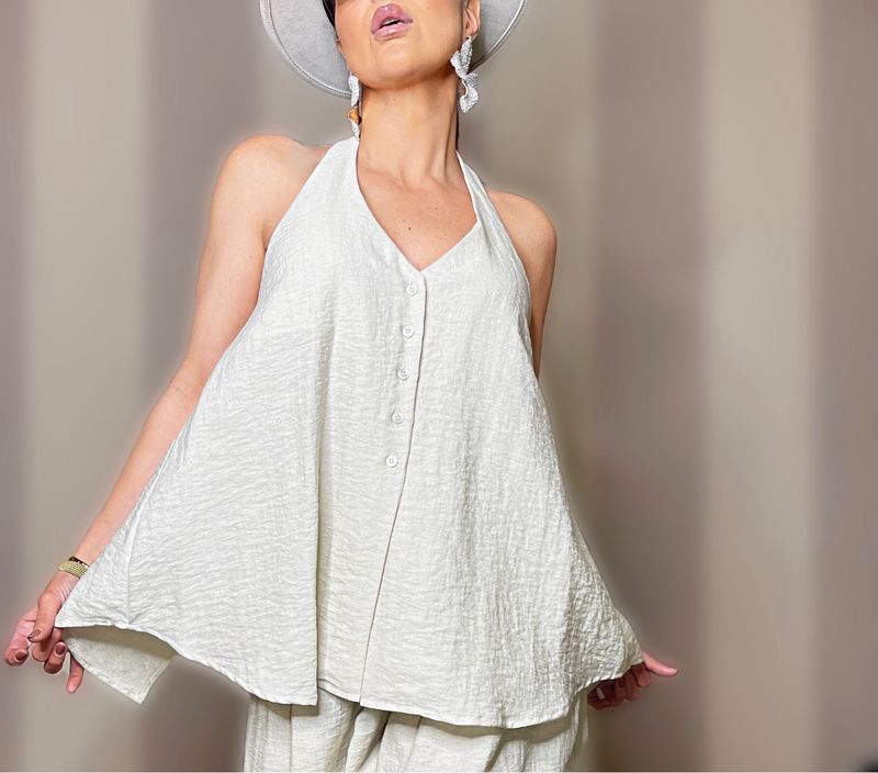 Blusa schiena scoperta