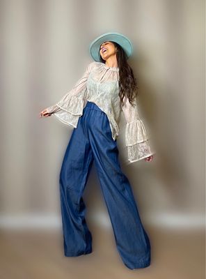 Blusa pizzo