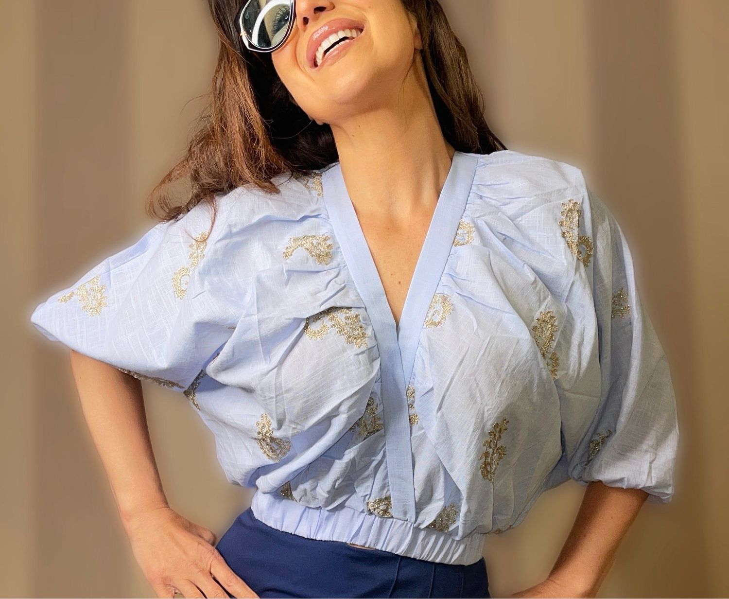 Blusa cropped