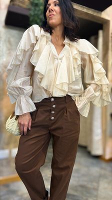 Blusa volant