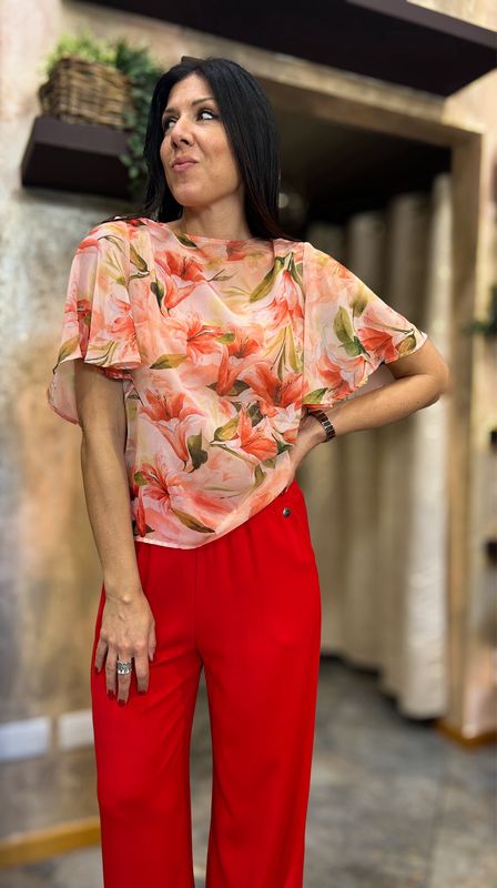 Blusa fiori