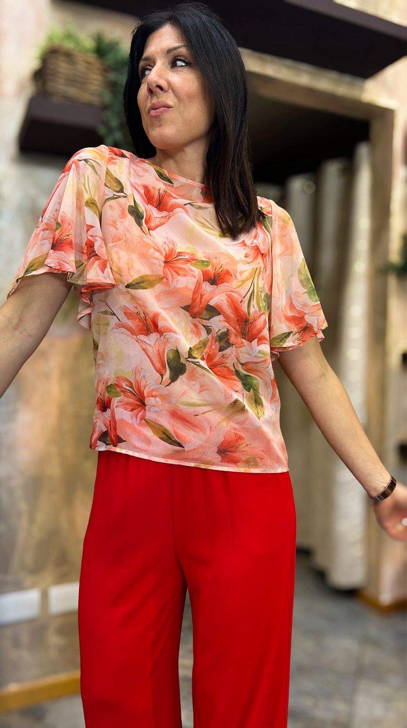 Blusa fiori