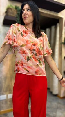 Blusa fiori