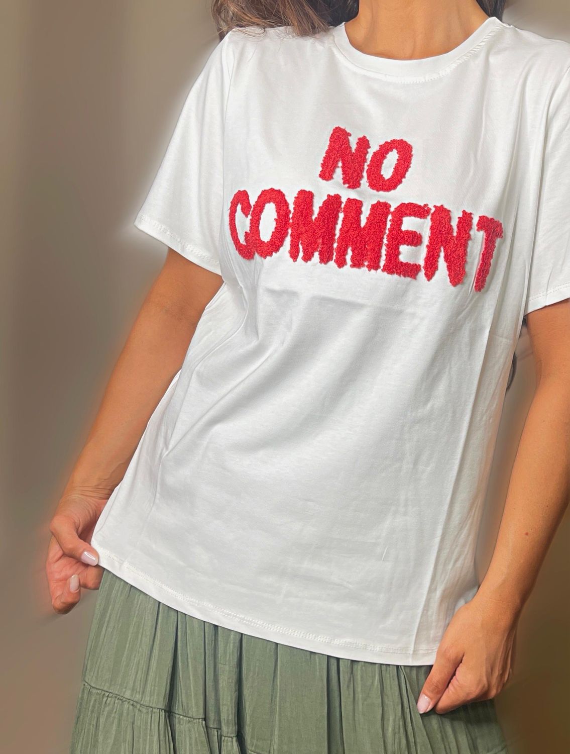 T-shirt over