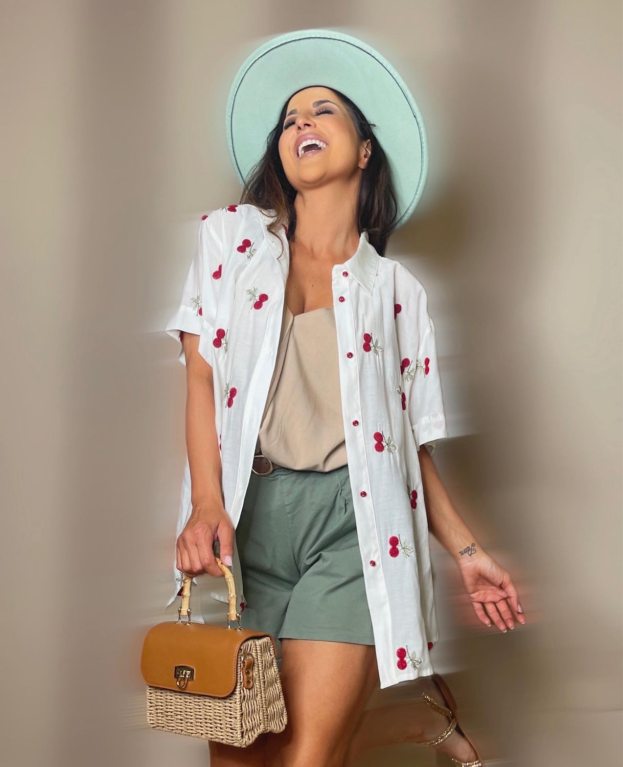 Camicia ciliegie