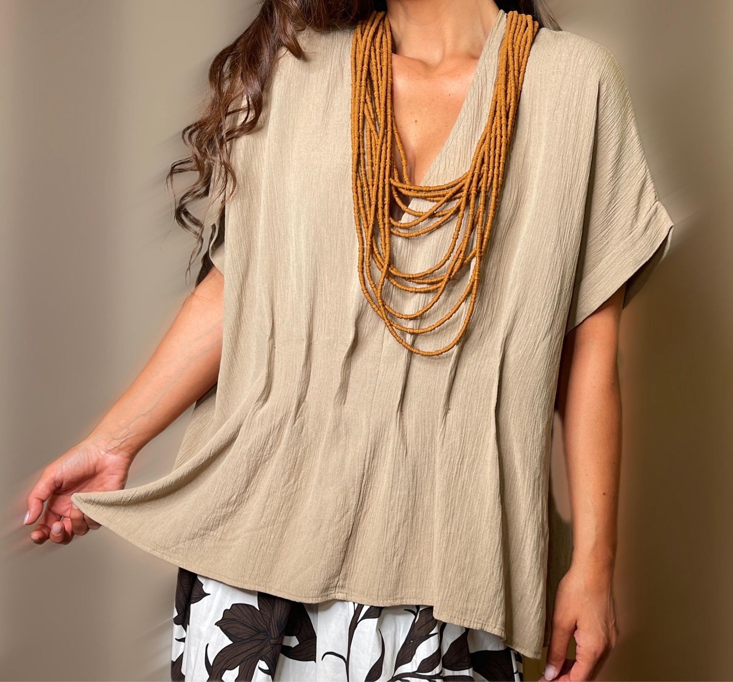 Blusa ampia