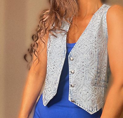 Gilet borchie