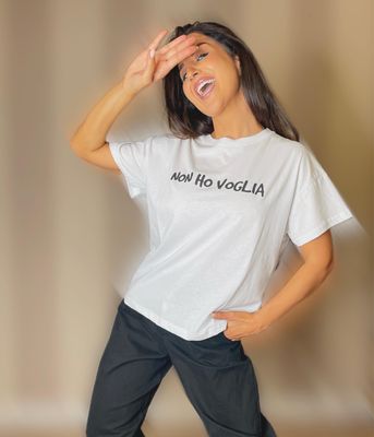 T-shirt scritta