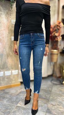 Denim skinny