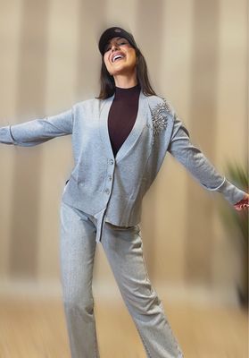 Cardigan strass