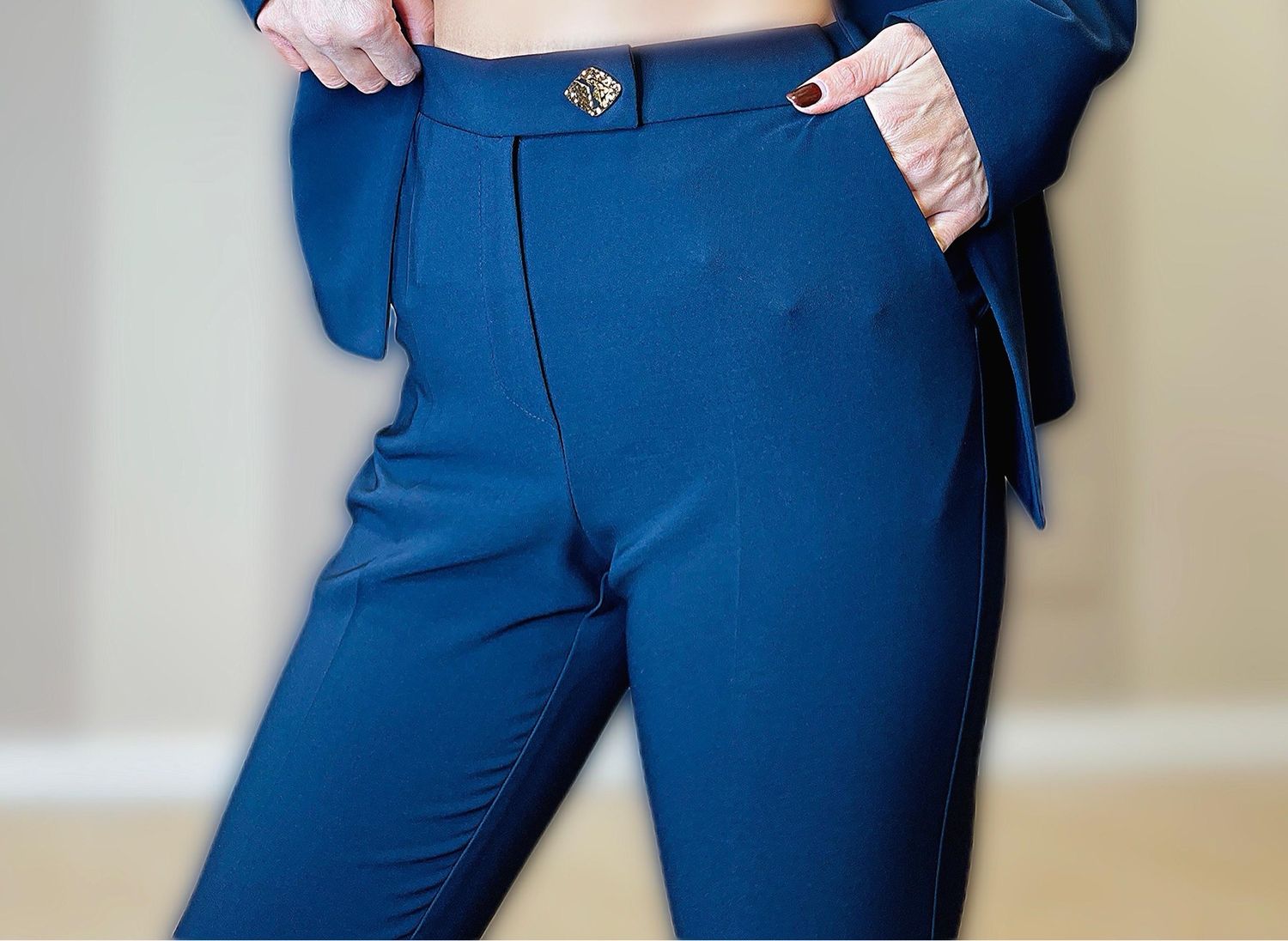 Chinos blu