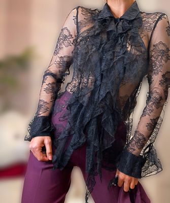 Camicia pizzo