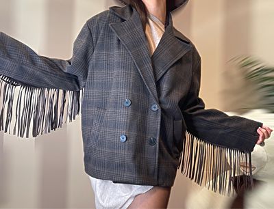 Cappotto frange