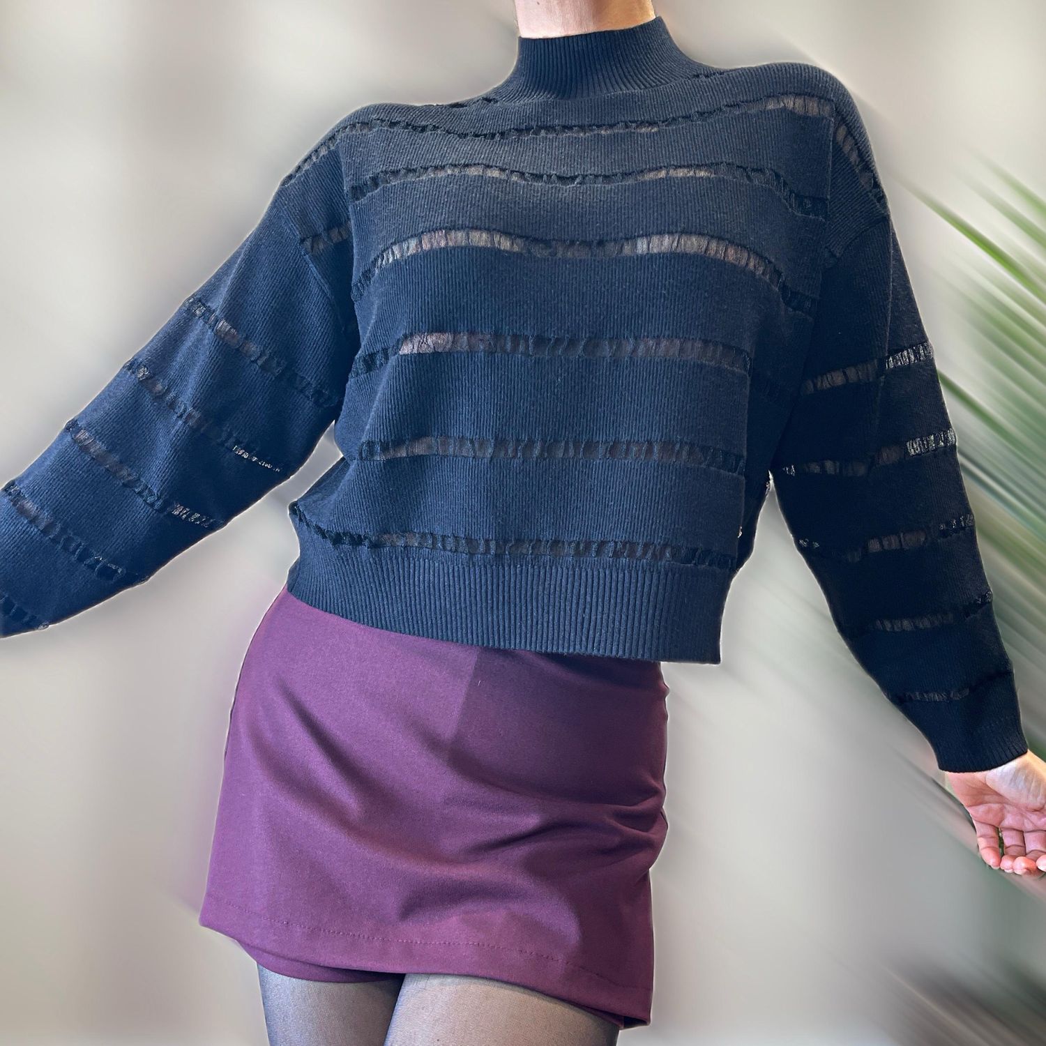 Maglioncino trasparenze