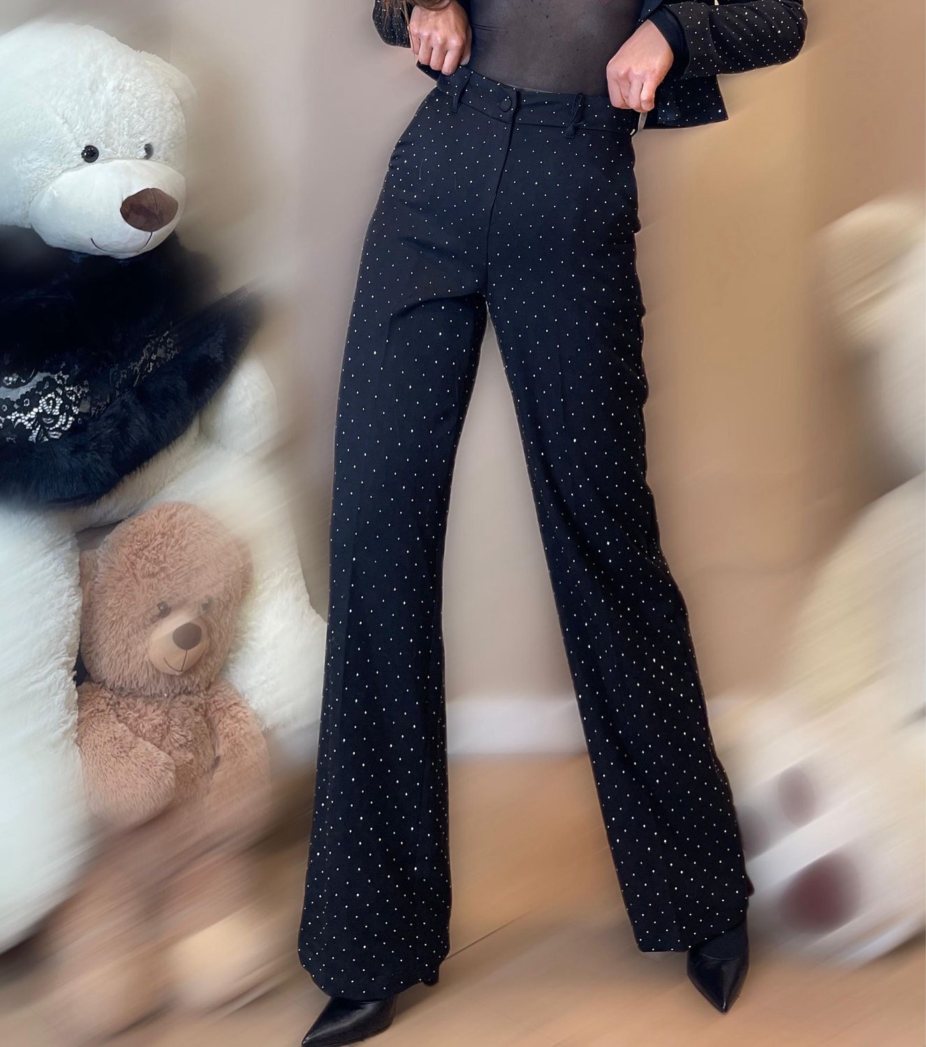 Pantaloni borchiette