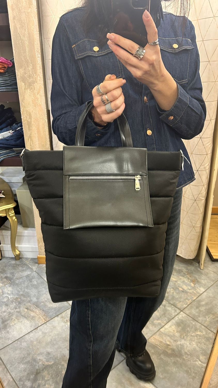 Borsa in tessuto tecnico