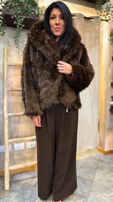 Ecopelliccia cappuccio