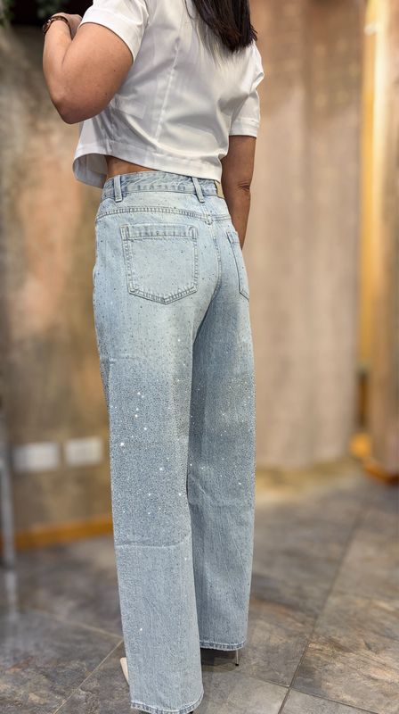 Denim stella strass