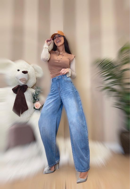 Denim ballon