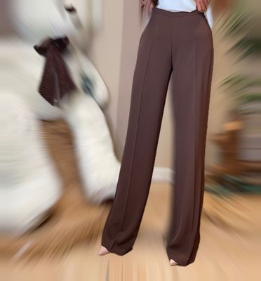 Pantaloni dritti fluidi