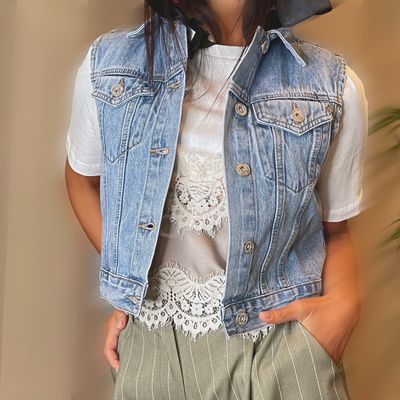 Gilet jeans