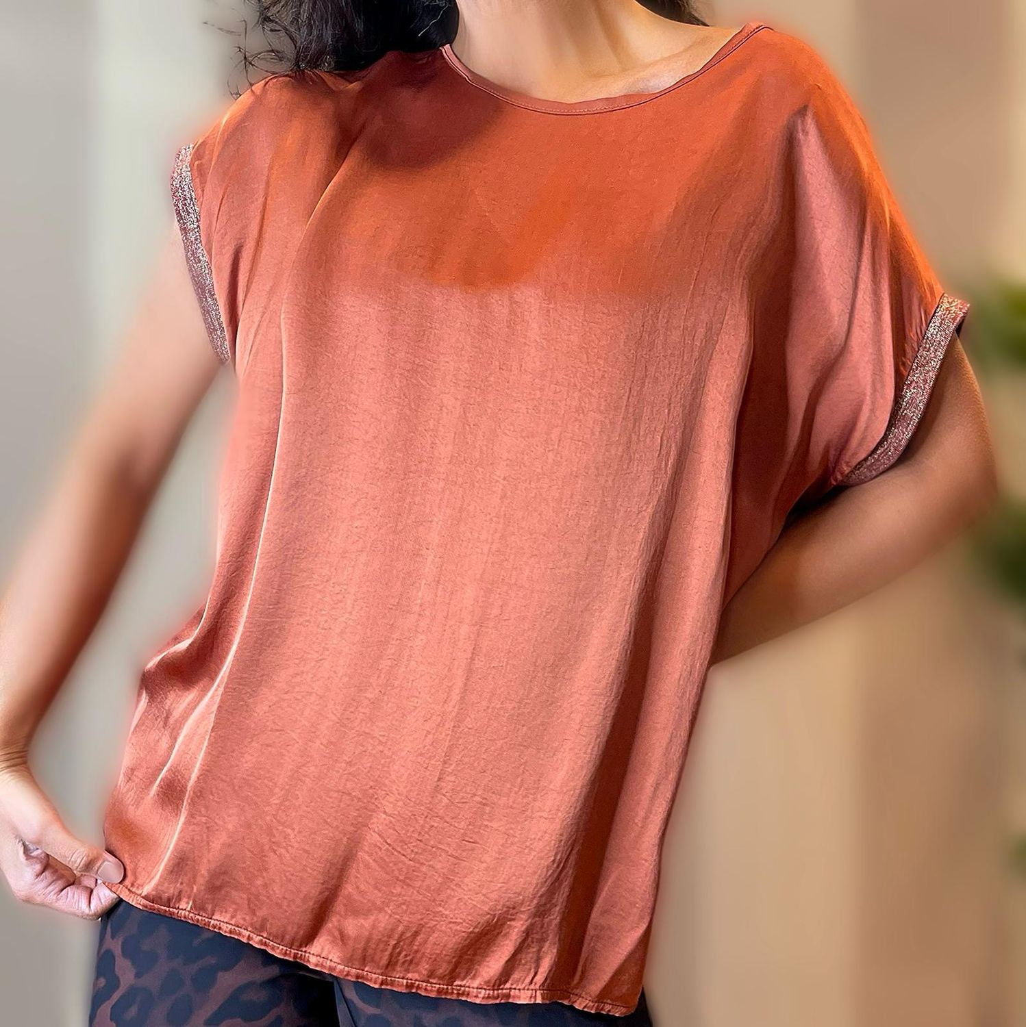 Blusa mattone