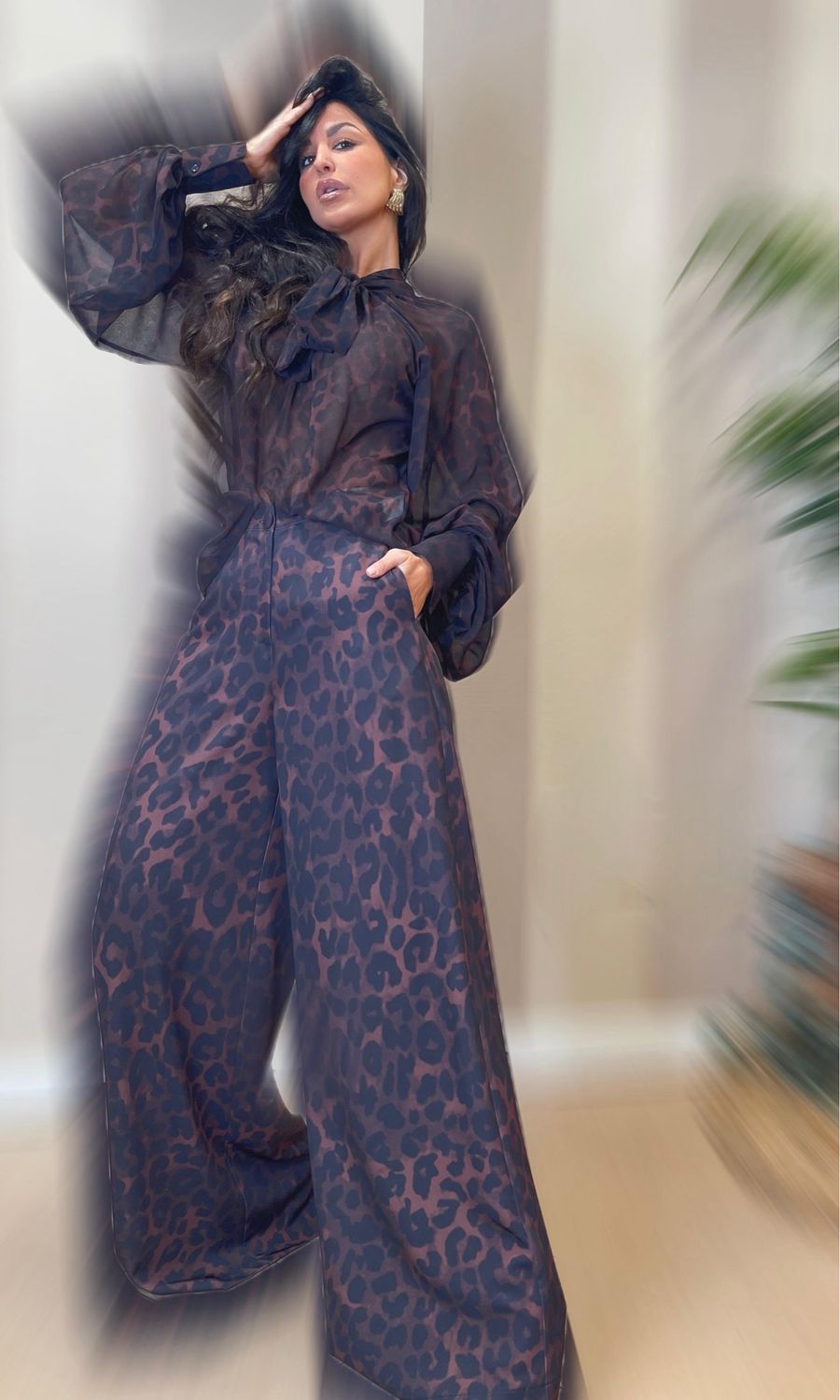 Pantaloni animalier