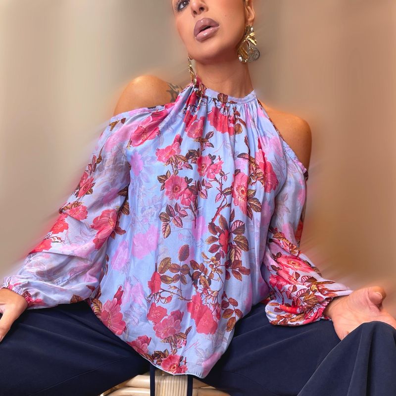 Blusa fiori