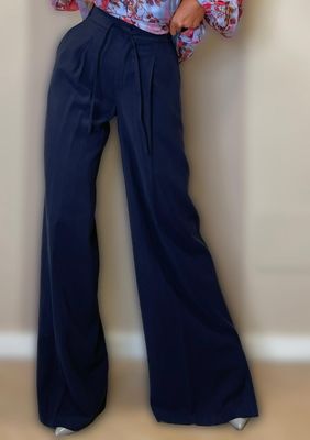 Pantaloni palazzo spacco