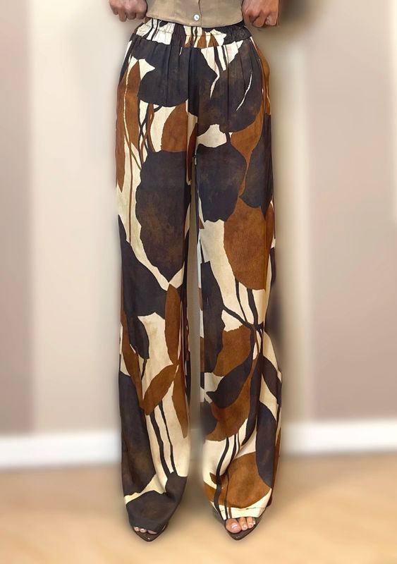 Pantaloni fiori