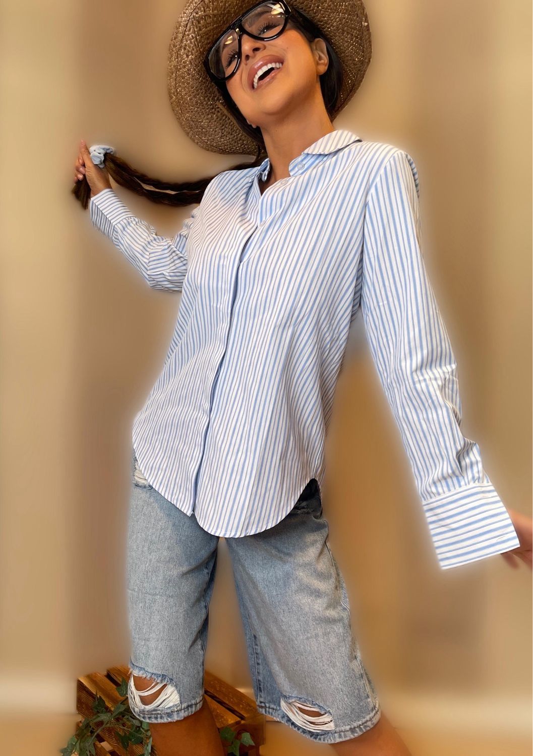 Camicia gessata